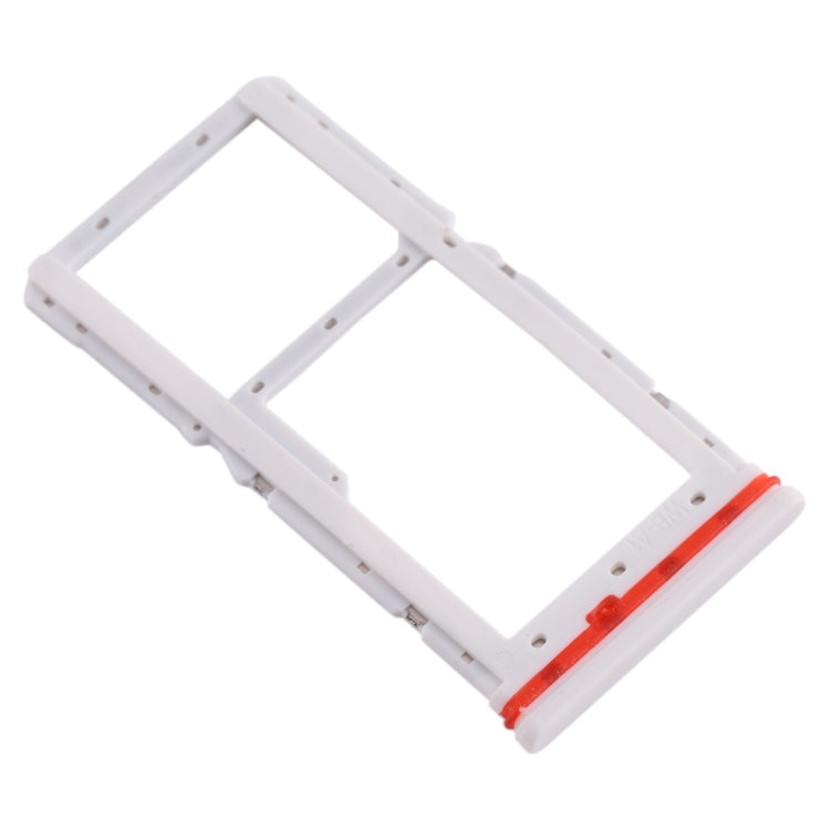 SIM Card Tray + SIM / Micro SD Card Tray for Xiaomi Redmi K30 4G(White) - Card Tray by PMc TechLife | Online Shopping South Africa | PMc TechLife | Buy Now Pay Later Mobicred
