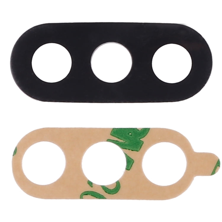 10 PCS Back Camera Lens & Adhesive for Xiaomi Mi 6X / A2(Black) - Camera by PMc TechLife | Online Shopping South Africa | PMc TechLife | Buy Now Pay Later Mobicred