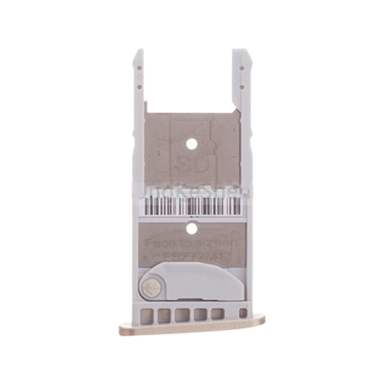 SIM Card Tray + Micro SD Card Tray for Motorola Moto G5 Plus (Gold) - Card Socket by PMc TechLife | Online Shopping South Africa | PMc TechLife | Buy Now Pay Later Mobicred