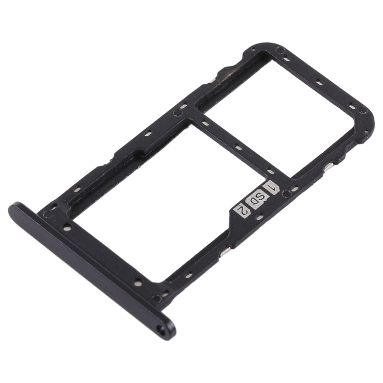 SIM Card Tray + SIM Card Tray / Micro SD Card Tray for Asus Zenfone 5 ZE620KL(Black) - Others by PMc TechLife | Online Shopping South Africa | PMc TechLife | Buy Now Pay Later Mobicred