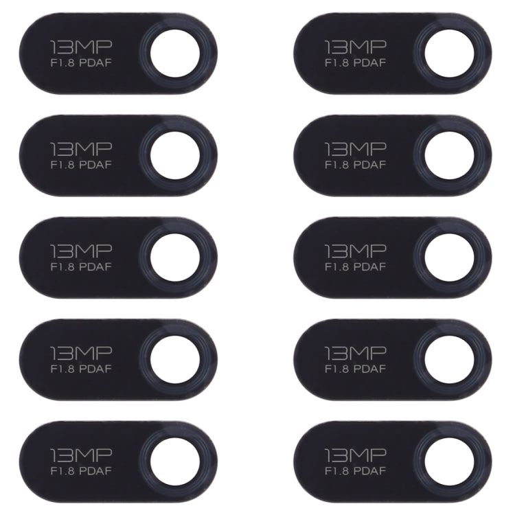 For Huawei Y6 Pro 2019 / Y6 2019  10pcs Back Camera Lens (Black) - Camera by PMC TechLife | Online Shopping South Africa | PMC TechLife