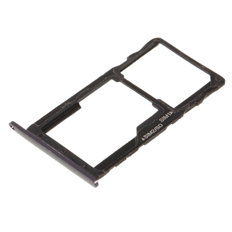 SIM Card Tray + SIM Card Tray / Micro SD Card Tray for Motorola Moto G5S(Black) - Card Socket by PMc TechLife | Online Shopping South Africa | PMc TechLife | Buy Now Pay Later Mobicred