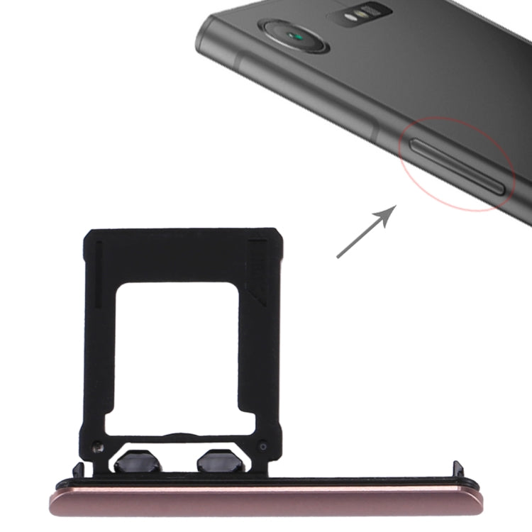Micro SD Card Tray for Sony Xperia XZ1(Pink) - Card Tray by PMC TechLife | Online Shopping South Africa | PMC TechLife | Buy Now Pay Later Mobicred