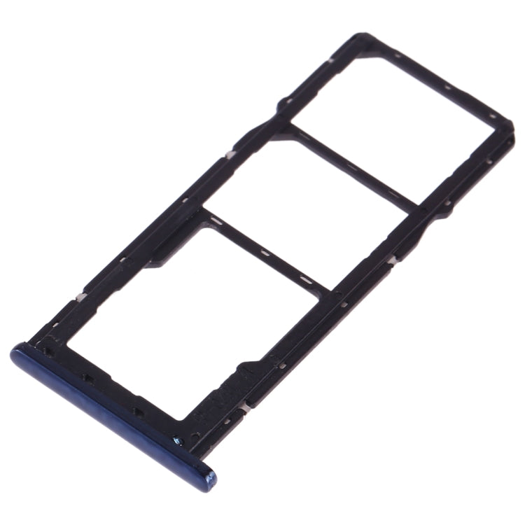 SIM Card Tray + SIM Card Tray + Micro SD Card Tray for Asus ZenFone Max Pro (M2) ZB631KL(Blue) - Card Tray by PMc TechLife | Online Shopping South Africa | PMc TechLife | Buy Now Pay Later Mobicred