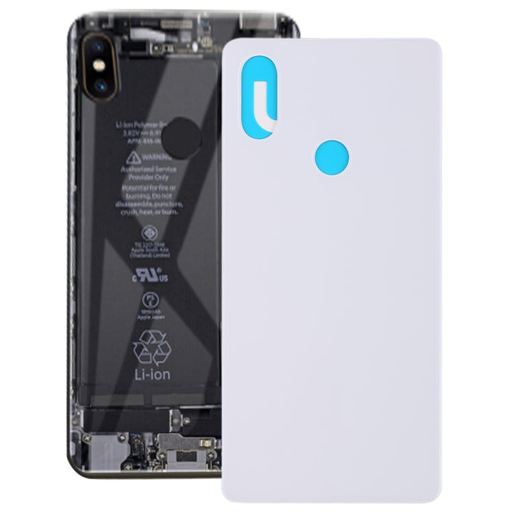 Back Cover for Xiaomi Mi 8 SE(White) - Back Cover by PMc TechLife | Online Shopping South Africa | PMc TechLife | Buy Now Pay Later Mobicred