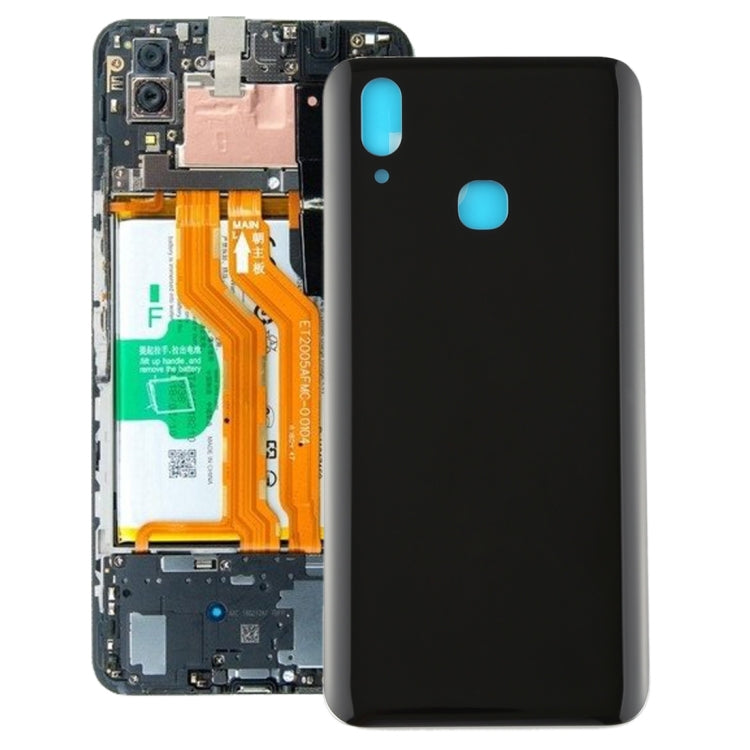 For Vivo X21 Back Cover with Hole (Black) - Back Cover by PMc TechLife | Online Shopping South Africa | PMc TechLife | Buy Now Pay Later Mobicred