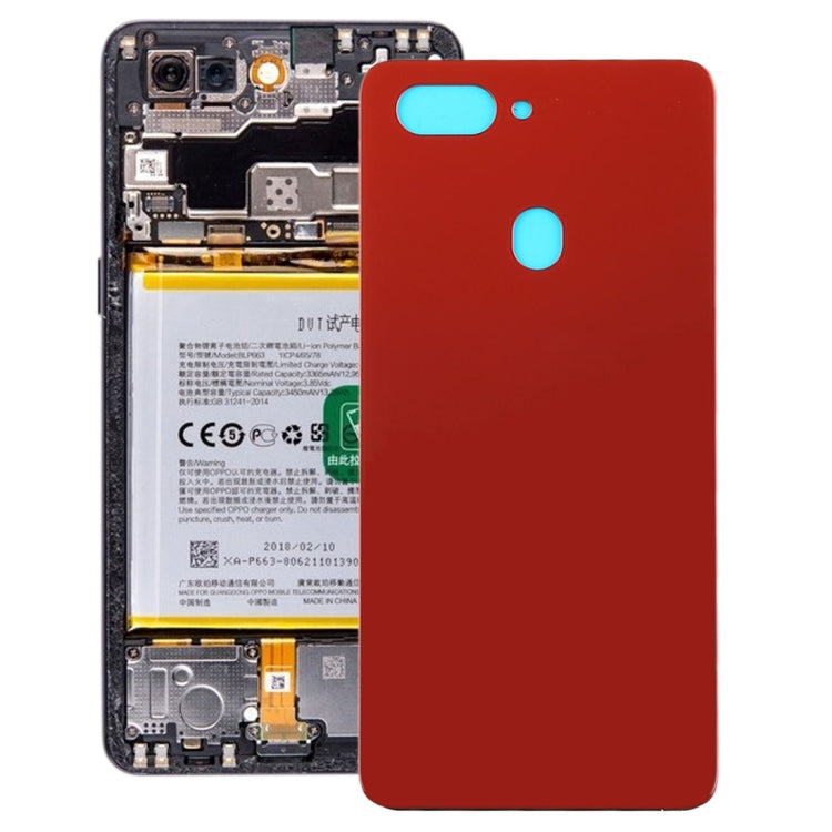 For OPPO R15 Back Cover (Red) - Back Cover by PMc TechLife | Online Shopping South Africa | PMc TechLife | Buy Now Pay Later Mobicred