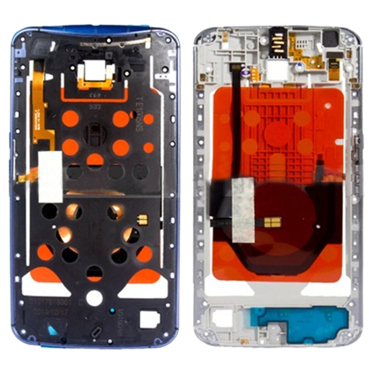 Middle Frame Bezel Plate for Motorola Nexus 6 XT1100(Blue) - Frame Bezel Plate by PMC TechLife | Online Shopping South Africa | PMC TechLife | Buy Now Pay Later Mobicred