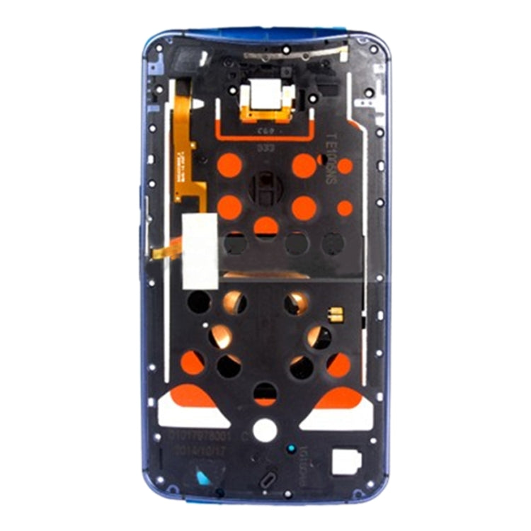 Middle Frame Bezel Plate for Motorola Nexus 6 XT1100(Blue) - Frame Bezel Plate by PMC TechLife | Online Shopping South Africa | PMC TechLife | Buy Now Pay Later Mobicred