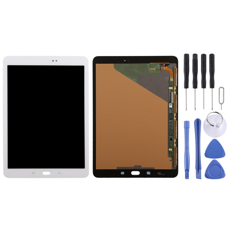 Original Super AMOLED LCD Screen for Galaxy Tab S2 9.7 / T815 / T810 / T813 with Digitizer Full Assembly (White) - free shipping - PMc TechLife - Order now!
