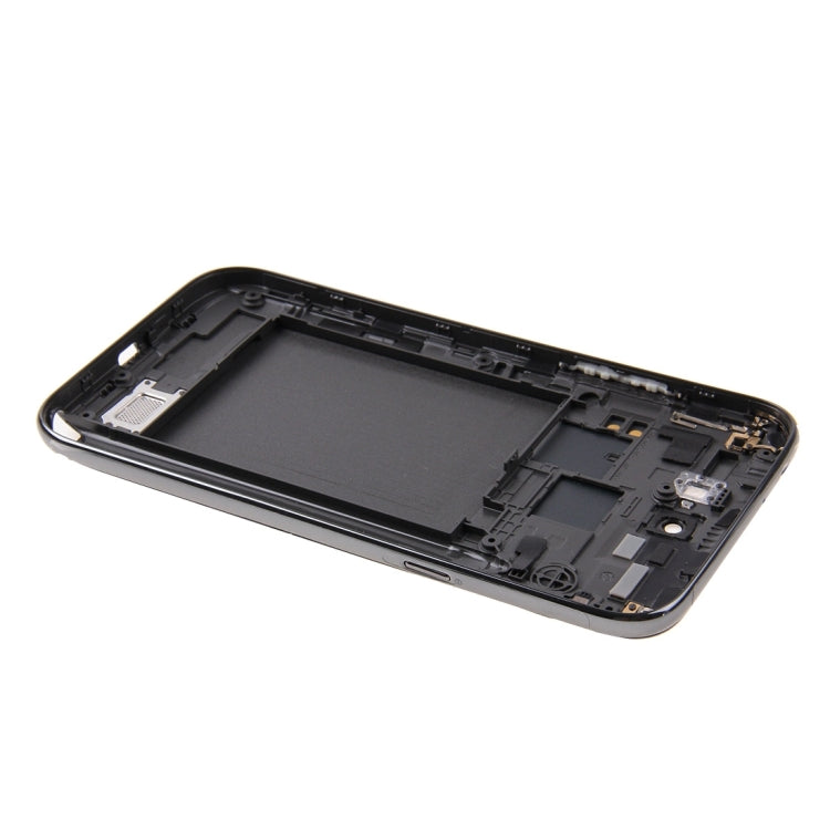 For Galaxy Note II / N7100 Middle Frame Bezel + Battery Back Cover (Black) - free shipping - PMc TechLife - Order now!