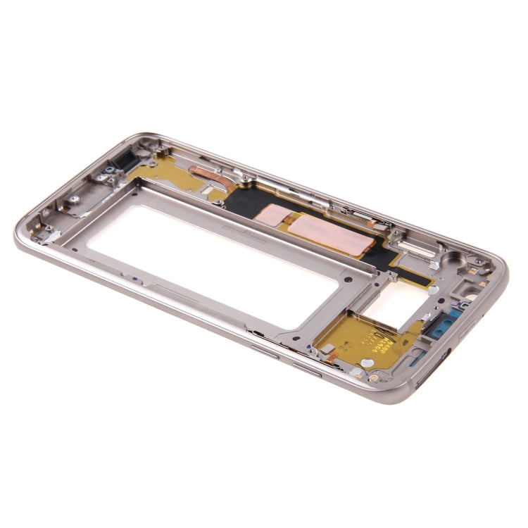 For Galaxy S7 Edge / G935 Front Housing LCD Frame Bezel Plate (Gold) - free shipping - PMc TechLife - Order now!