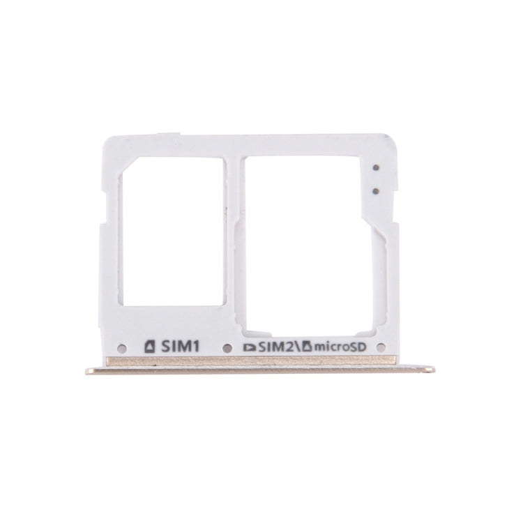 For Galaxy C5 / C5000 SIM Card Tray + Micro SD / SIM Card Tray (Gold) - Other Galaxy Parts by PMc TechLife | Online Shopping South Africa | PMc TechLife | Buy Now Pay Later Mobicred