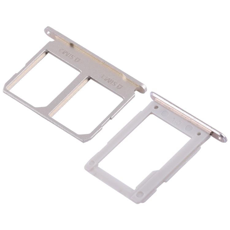 For Galaxy A9100 / A9 (2016) 2 SIM Card Tray + Micro SD Card Tray (Gold) - free shipping - PMc TechLife - Order now!