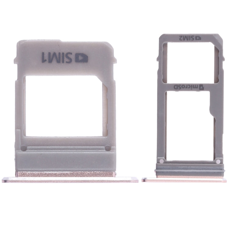 For Galaxy A520 / A720 2 SIM Card Tray + Micro SD Card Tray (Pink) - free shipping - PMc TechLife - Order now!