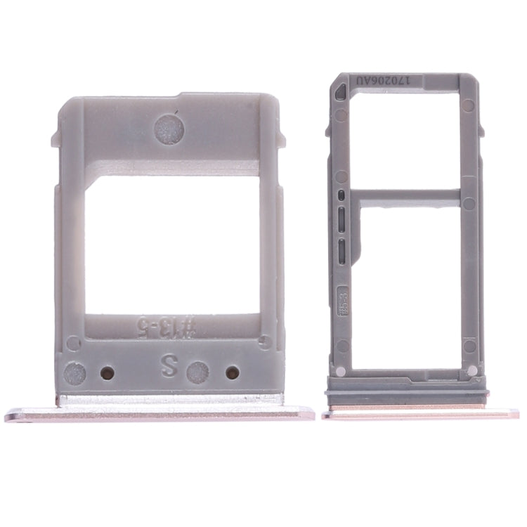 For Galaxy A520 / A720 2 SIM Card Tray + Micro SD Card Tray (Pink) - free shipping - PMc TechLife - Order now!