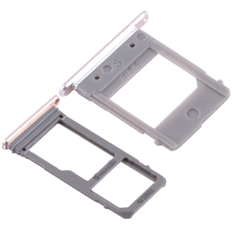 For Galaxy A520 / A720 2 SIM Card Tray + Micro SD Card Tray (Pink) - free shipping - PMc TechLife - Order now!