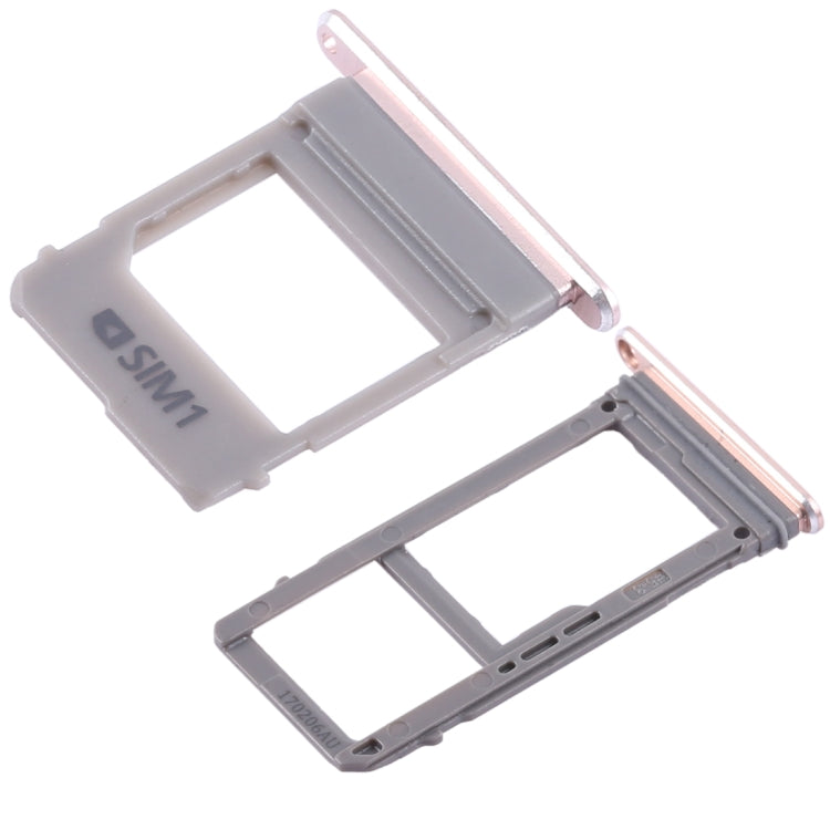 For Galaxy A520 / A720 2 SIM Card Tray + Micro SD Card Tray (Pink) - free shipping - PMc TechLife - Order now!