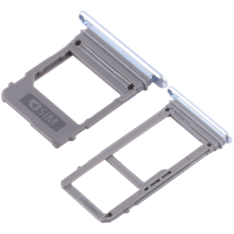 For Galaxy A520 / A720 2 SIM Card Tray + Micro SD Card Tray (Blue) - free shipping - PMc TechLife - Order now!