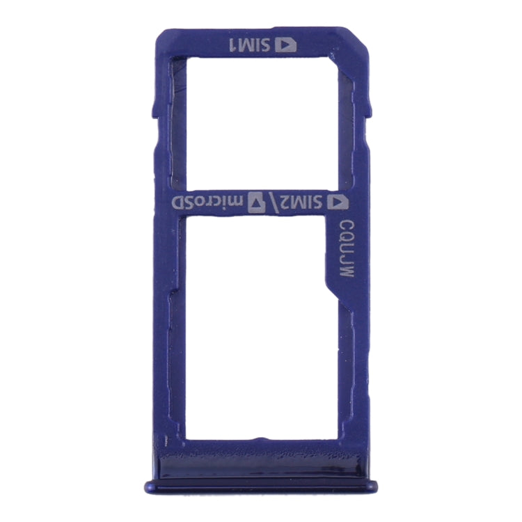 For Samsung Galaxy A60 SIM Card Tray + SIM Card Tray / Micro SD Card Tray (Blue) - free shipping - PMc TechLife - Order now!