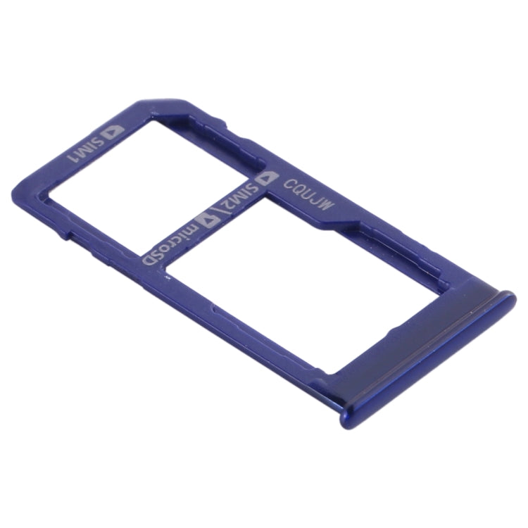For Samsung Galaxy A60 SIM Card Tray + SIM Card Tray / Micro SD Card Tray (Blue) - free shipping - PMc TechLife - Order now!
