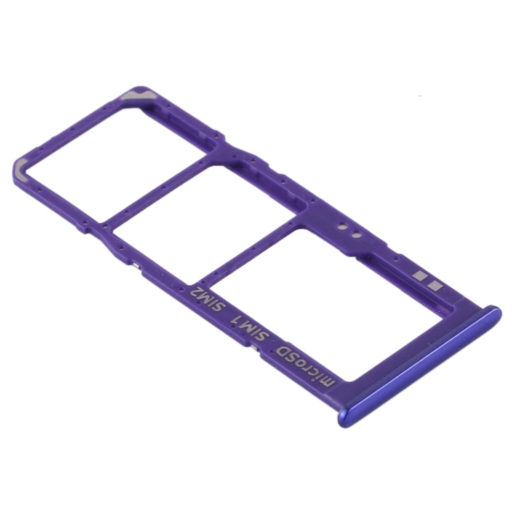 For Samsung Galaxy A30s SIM Card Tray + SIM Card Tray + Micro SD Card Tray (Blue) - free shipping - PMc TechLife - Order now!