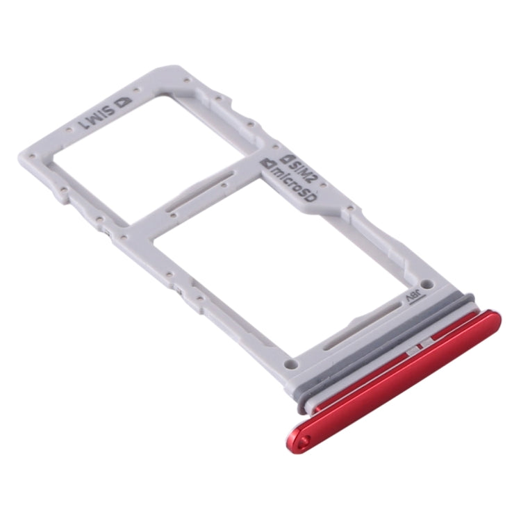 For Samsung Galaxy S20+ / Galaxy S20 Ultra SIM Card Tray + SIM Card Tray / Micro SD Card Tray (Red) - free shipping - PMc TechLife - Order now!