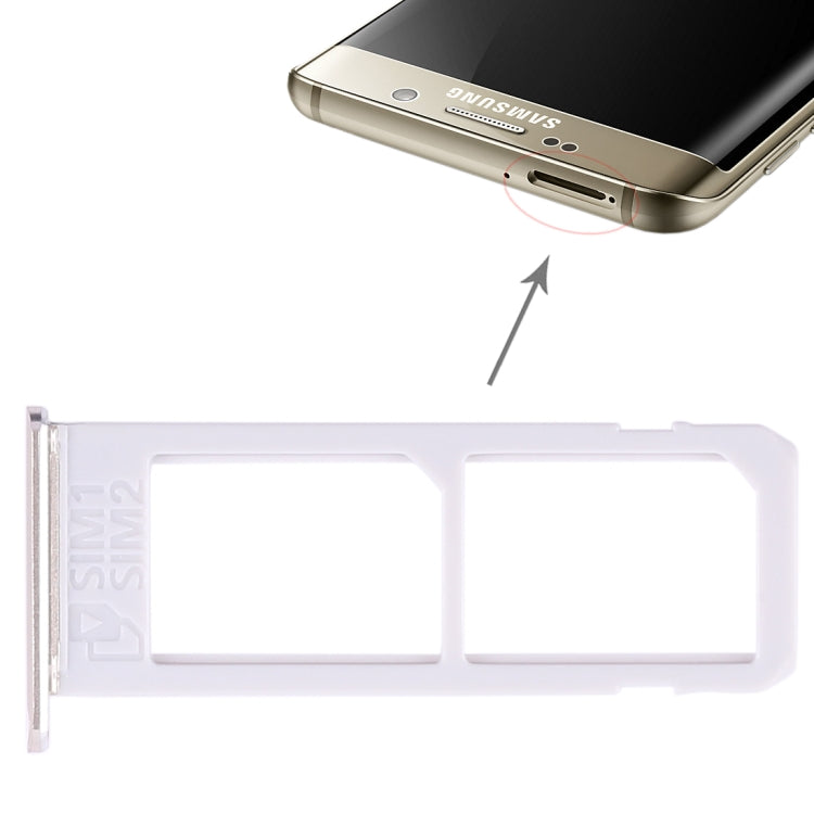 For Galaxy S6 Edge plus / S6 Edge+ 2 SIM Card Tray (Gold) - free shipping - PMc TechLife - Order now!