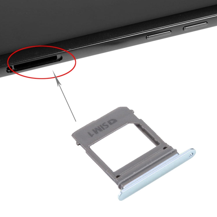 For Galaxy A5 (2017) / A520 & A7 (2017) / A720 SIM Card Tray + Micro SD Card Tray, Single Card (Blue) - free shipping - PMc TechLife - Order now!