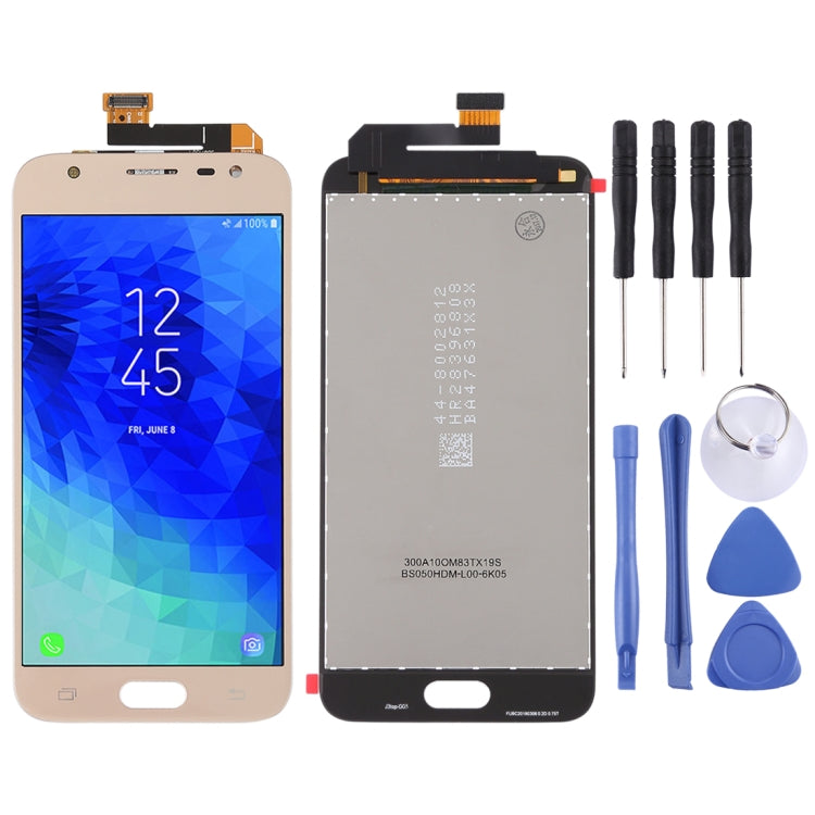 OEM LCD Screen for Galaxy J3 (2018) / J337 with Digitizer Full Assembly (Gold) - free shipping - PMc TechLife - Order now!