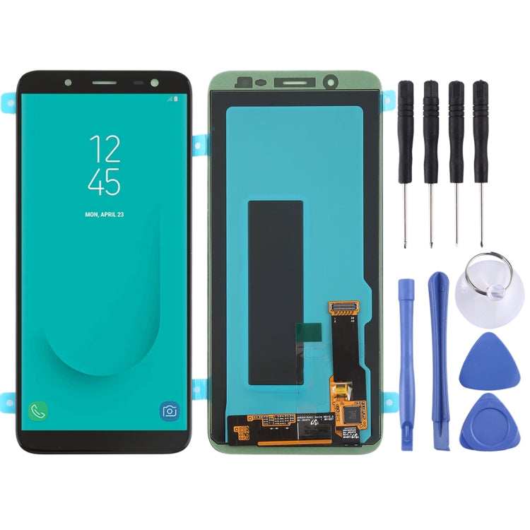 Original Super AMOLED LCD Screen for Galaxy J6 (2018) with Digitizer Full Assembly (Black) - free shipping - PMc TechLife - Order now!