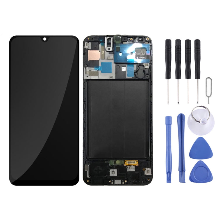 Original LCD Screen with Frame for Galaxy A50 SM-A505F with Digitizer Full Assembly(Black) - free shipping - PMc TechLife - Order now!