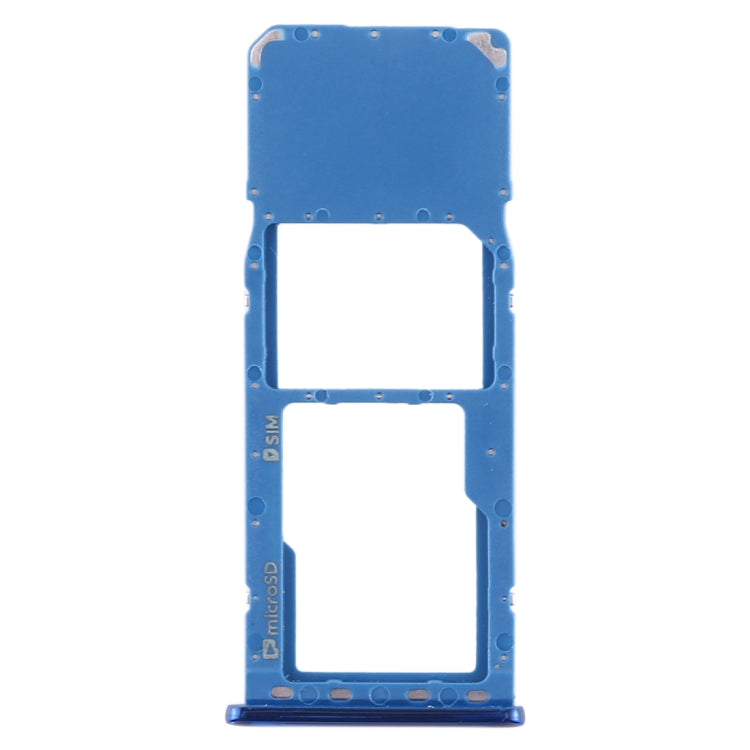 For Galaxy A7 (2018) / A750F SIM Card Tray + Micro SD Card Tray (Blue) - free shipping - PMc TechLife - Order now!
