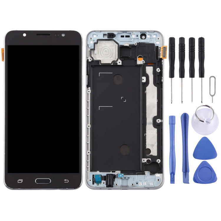 TFT LCD Screen for Galaxy J7 (2016) / J710F Digitizer Full Assembly with Frame (Black) - free shipping - PMc TechLife - Order now!