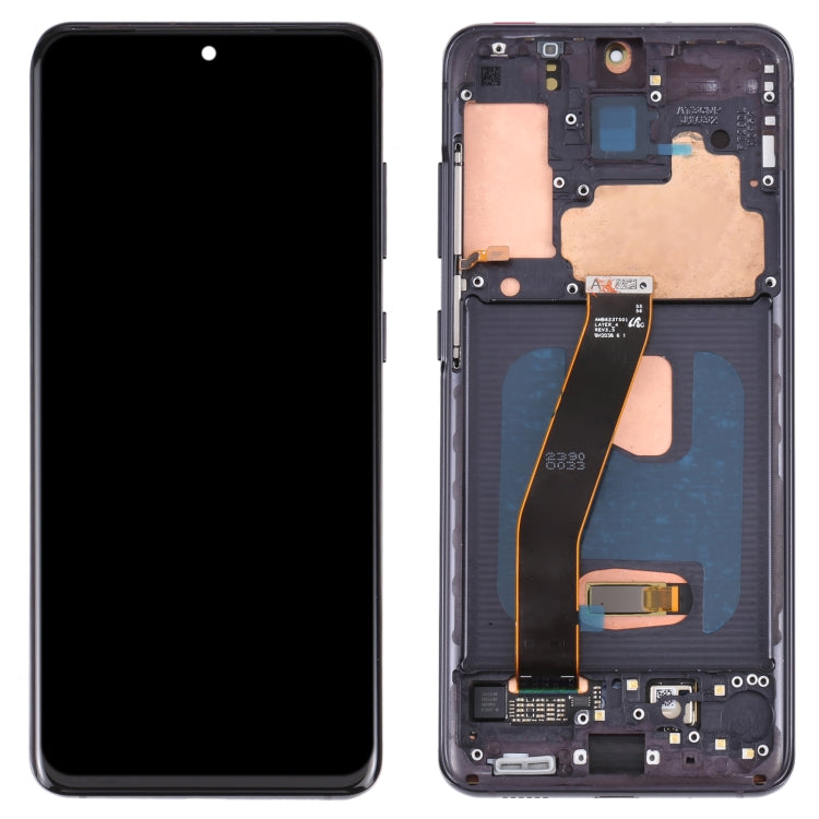 Original Dynamic AMOLED Material LCD Screen and Digitizer Full Assembly with Frame for Galaxy S20 4G SM-G980(Black) - free shipping - PMc TechLife - Order now!