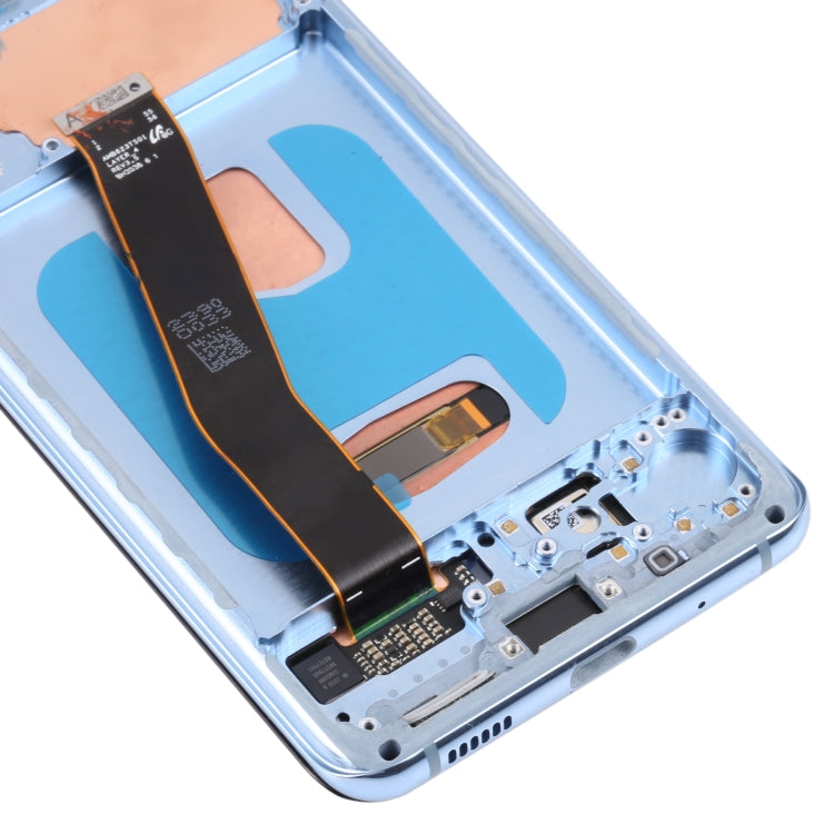 Original Dynamic AMOLED Material LCD Screen and Digitizer Full Assembly with Frame for Samsung Galaxy S20 4G SM-G980(Blue) - free shipping - PMc TechLife - Order now!