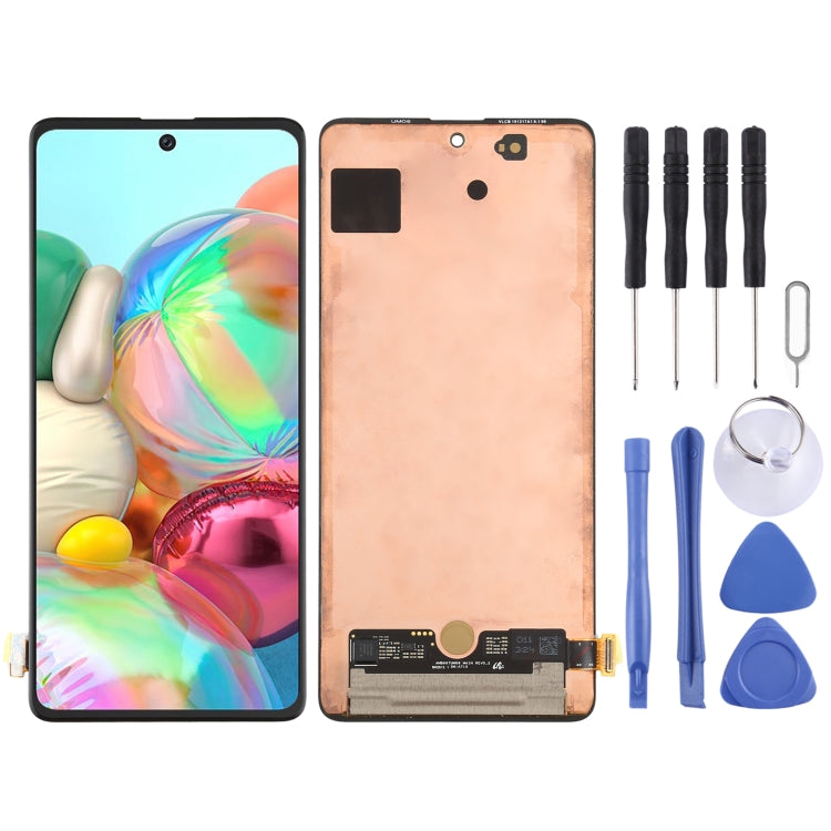Original Super AMOLED LCD Screen for Galaxy A71 4G with Digitizer Full Assembly (Black) - free shipping - PMc TechLife - Order now!