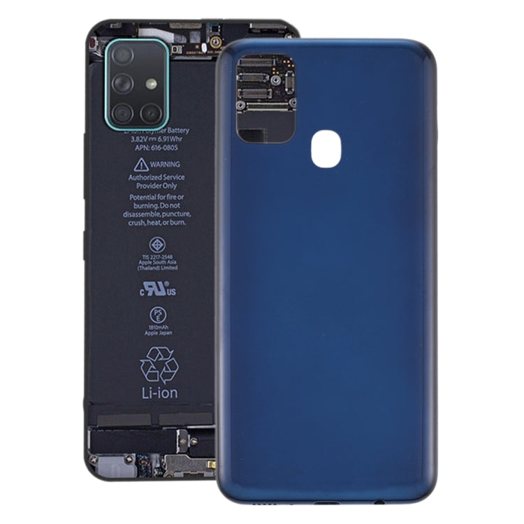 For Samsung Galaxy M31 / Galaxy M31 Prime Battery Back Cover (Blue) - free shipping - PMc TechLife - Order now!