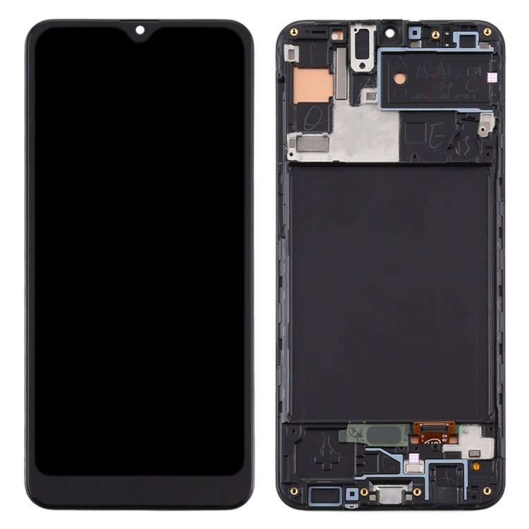 TFT LCD Screen for Samsung Galaxy A30s  Digitizer Full Assembly with Frame (Black) - free shipping - PMc TechLife - Order now!