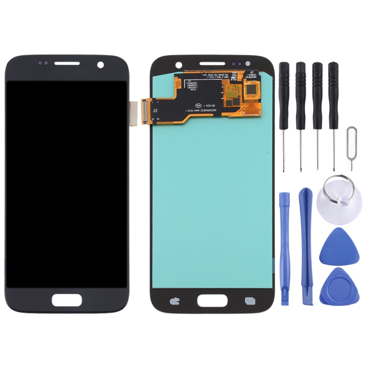 OLED LCD Screen for Samsung Galaxy S7 with Digitizer Full Assembly (Black) - free shipping - PMc TechLife - Order now!