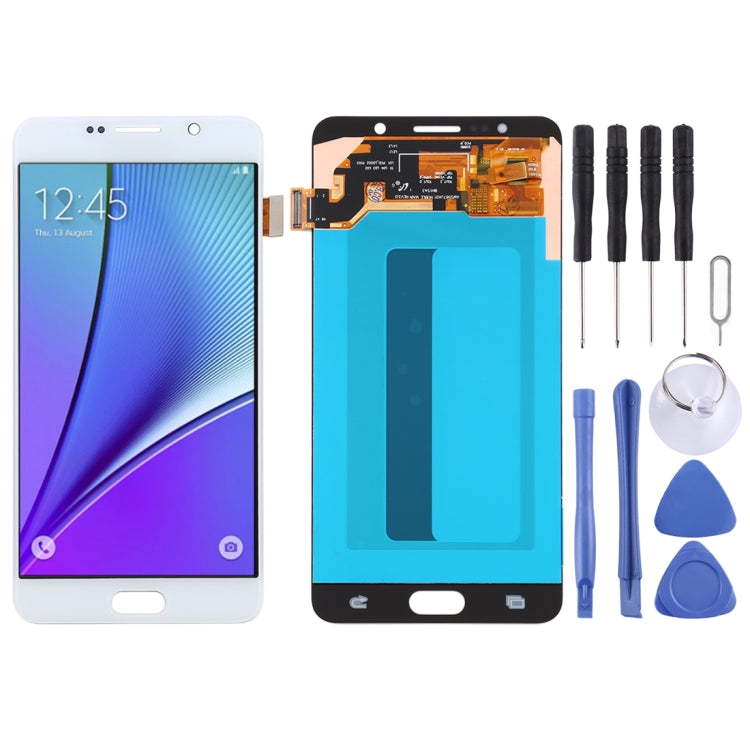 5.5 inch OLED LCD Screen for Samsung Galaxy Note 5 with Digitizer Full Assembly (White) - free shipping - PMc TechLife - Order now!