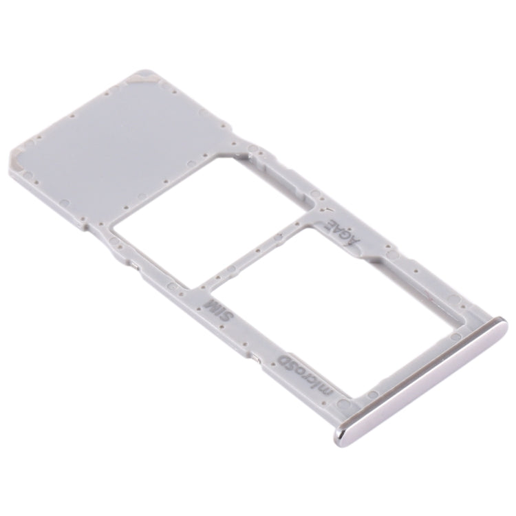 For Samsung Galaxy A71 / A715 SIM Card Tray + Micro SD Card Tray (Silver) - free shipping - PMc TechLife - Order now!