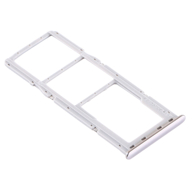 For Samsung Galaxy A51 / A515 SIM Card Tray + SIM Card Tray + Micro SD Card Tray (Silver) - free shipping - PMc TechLife - Order now!