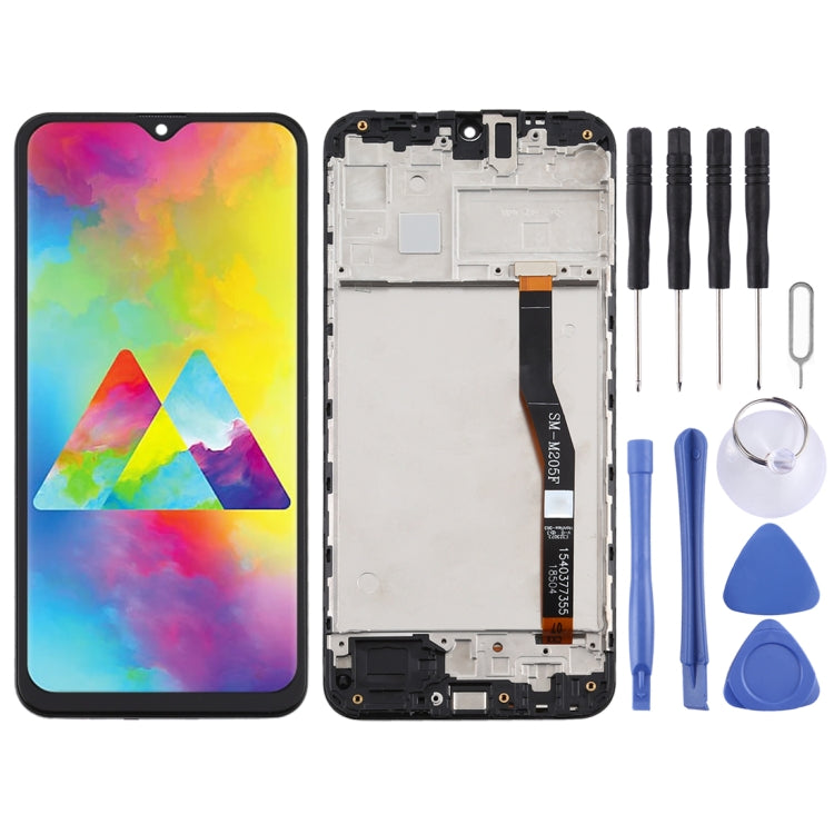 TFT LCD Screen for Samsung Galaxy M20 Digitizer Full Assembly with Frame (Black) - free shipping - PMc TechLife - Order now!