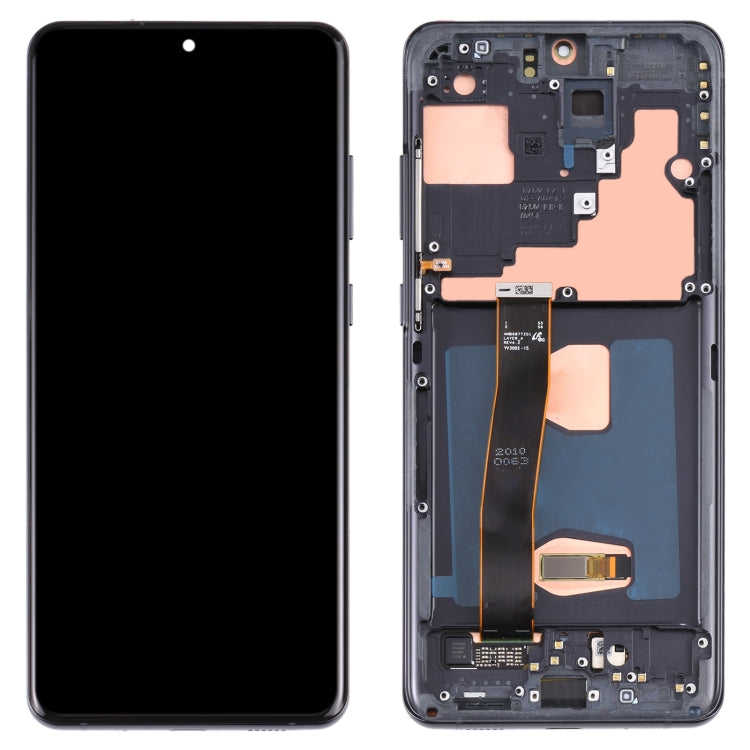 Original Super AMOLED LCD Screen for Samsung Galaxy S20 Ultra 4G/S20 Ultra 5G Digitizer Full Assembly with Frame (Black) - free shipping - PMC TechLife - Order now!