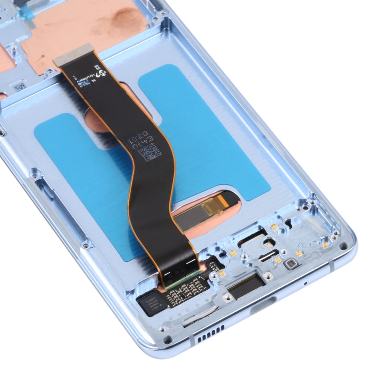 Original Super AMOLED LCD Screen for Samsung Galaxy S20+ 5G SM-G986B/G985 Digitizer Full Assembly with Frame (Blue) - free shipping - PMc TechLife - Order now!