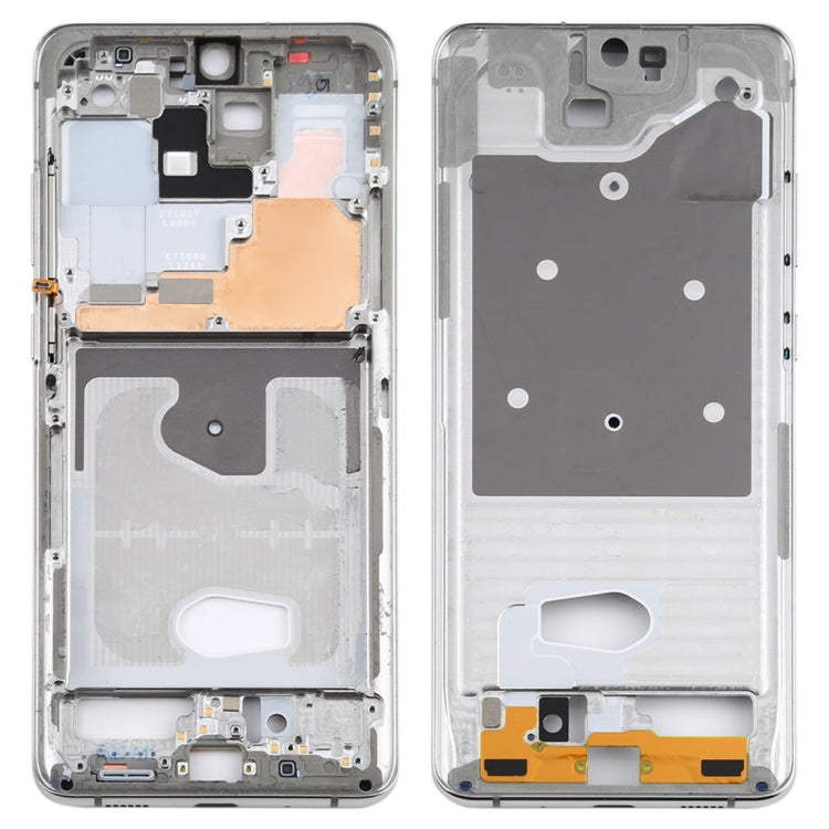 For Samsung Galaxy S20 Ultra  Middle Frame Bezel Plate with Side Keys (Silver) - free shipping - PMc TechLife - Order now!