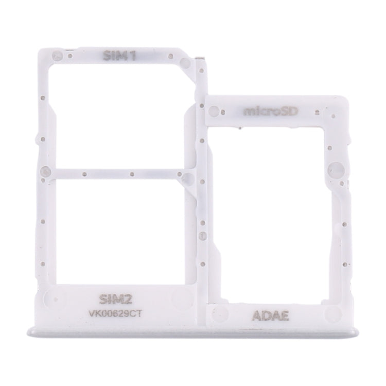 For Samsung Galaxy A41 / A415 SIM Card Tray + SIM Card Tray + Micro SD Card Tray (White) - free shipping - PMc TechLife - Order now!