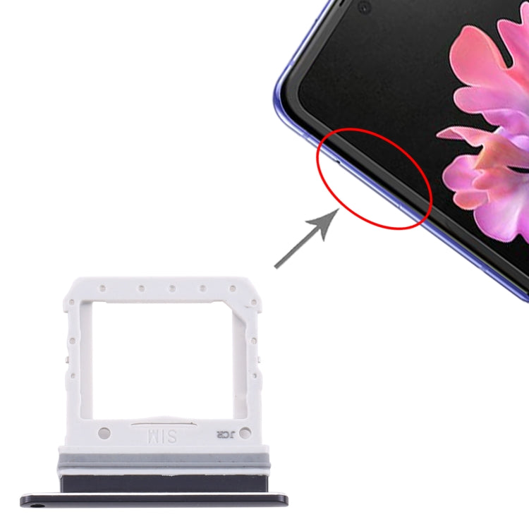 For Samsung Galaxy Z Flip SM-F700 SIM Card Tray (Black) - free shipping - PMc TechLife - Order now!