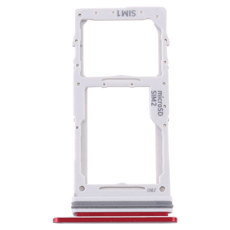 For Samsung Galaxy Note 10 Lite SM-N770 SIM Card Tray + SIM Card Tray / Micro SD Card Tray (Red) - free shipping - PMc TechLife - Order now!